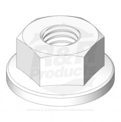 LOCKNUT-10MM X 1.5 FLANGED 10.9  Replaces  H135891