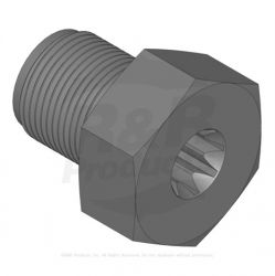  Replaces  120-3222- Reel Nut R/H