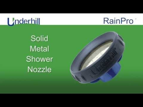 GSHN-75 Underhill Rainpro Showerhead Nozzle - 3/4in Hose Thread & 1in Hose Thread (Includes Adapter)