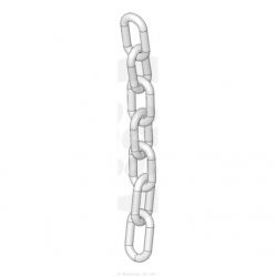 CHAIN- 1/4 X 6 LINK SAFETY Replaces 363746
