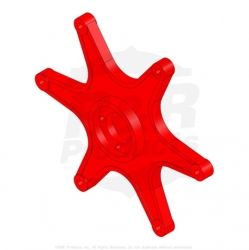 SPIDER - WHEEL - DUCTILE IRON - Replaces 5-2683