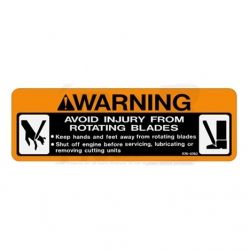 DECAL-WARNING  Replaces  76-8760