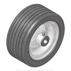 WHEEL-ASSY - 8 X 3.50 SOLID  Replaces 85-5760
