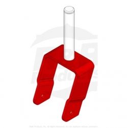 CASTER- FORK Replaces  92-5408-01