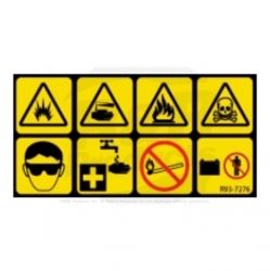 DECAL-Danger  Replaces 93-7276