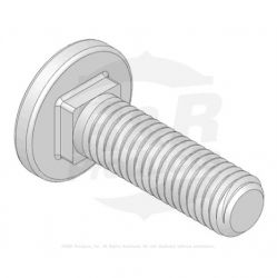BOLT - CARRIAGE M8-1.25 X 25 Replaces  94-2738