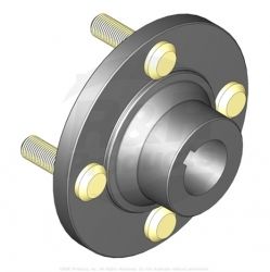 HUB-WHEEL (Studs Not Incl)  Replaces  10-6870-03