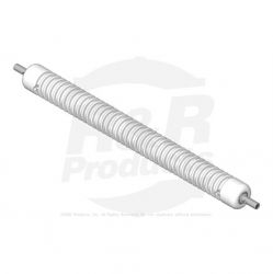 26" Grooved Machined Roller Assy replaces Tor 93-9039
