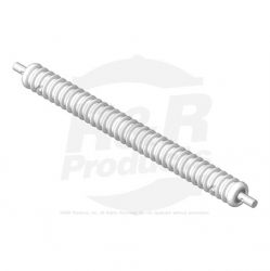 Roller - Grooved Machined Solid Aluminum Replaces  101123