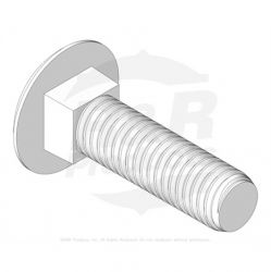 BOLT-CARRIAGE 8-1.25 X 30MM  Replaces  03M7186