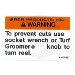 DECAL-WARNING  Replaces  1000997