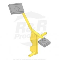TRACTION-PEDAL ASSY  Replaces 105-5421-01