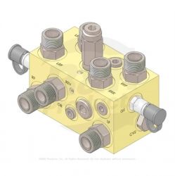 HYD-MANIFOLD ASSY  Replaces  108-1825