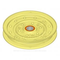 IDLER-PULLEY FLAT Replaces  116-4667