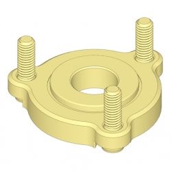 SPINDLE-HUB W/STUDS  Replaces 127-0557