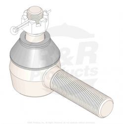 END-Rod End R/H  Replaces Part Number 153196