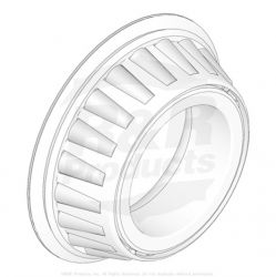 BEARING-TAPERED C/W SEAL  Replaces  254-70 ,115-9472