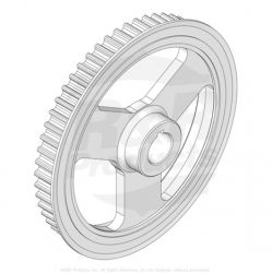 PULLEY-56 TOOTH  Replaces  3004484
