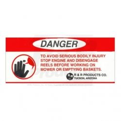 DECAL-DANGER  Replaces  354083