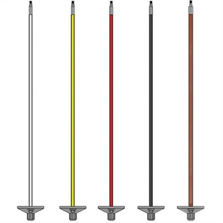 Solid Color Practice Green Flagstick - 1/2" x 48" 