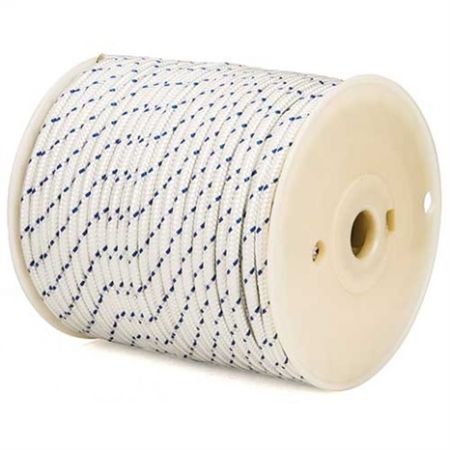 PREMIUM STARTER ROPE - #4 - 16/C - 1/8IN - WHITE/BLUE - 200FT