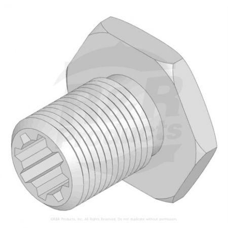 SPLINE NUT- 1-1/8" Long Replaces  10-5100