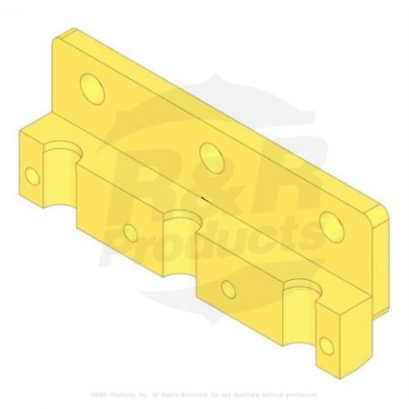 TINE-HOLDER - 3 TINE 3/4 MT  Replaces 105-1036-03