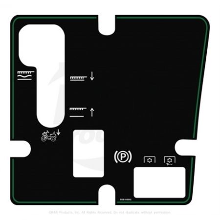 DECAL-- Replaces Part Number 108-8484G