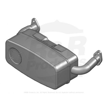 MUFFLER-DUAL INLET  Replaces  114-0628