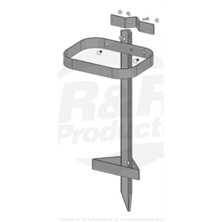 IN-GROUND STAND - BLACK