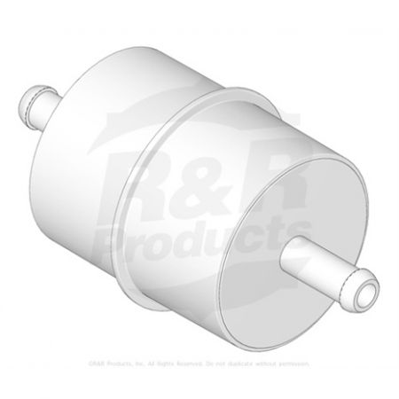 FUEL FILTER IN-LINE METAL BODY- Replaces  18-1520/825619