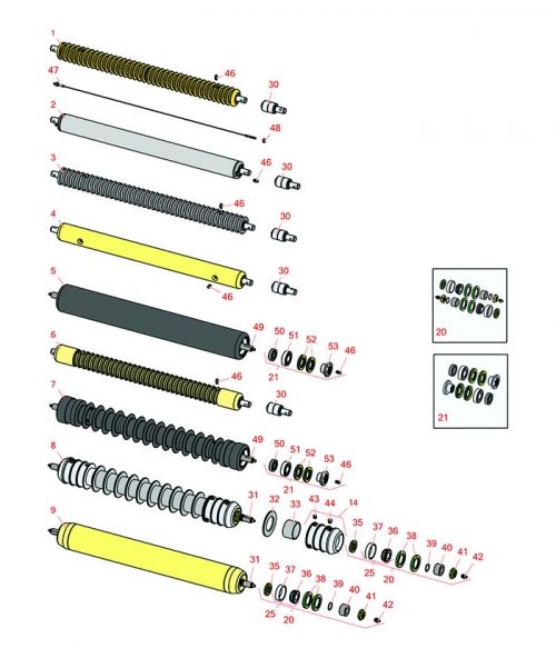 Replaces John Deere 7500 & 8500 Cutting Unit - Serial 020001 & Up