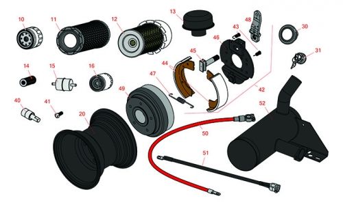 LF-100,LF123, LF128  Filters, Brakes & Controls