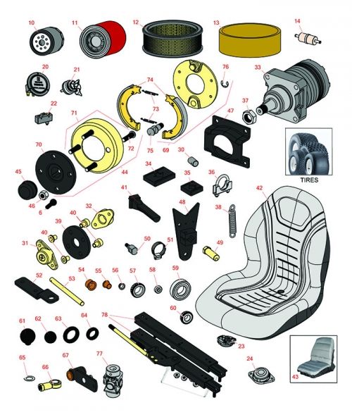 Turf Sweeper 4800 Sweeper Parts