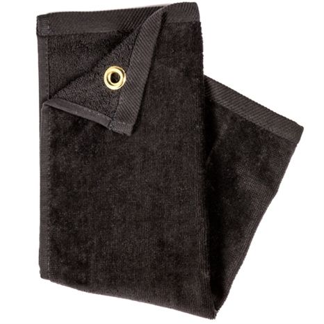 Velour Tee Towels - 11" x 18" Pkg/12 Black 