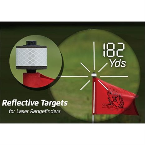 Spryte Original Flag Reflectors, 3/8-16, Box/10