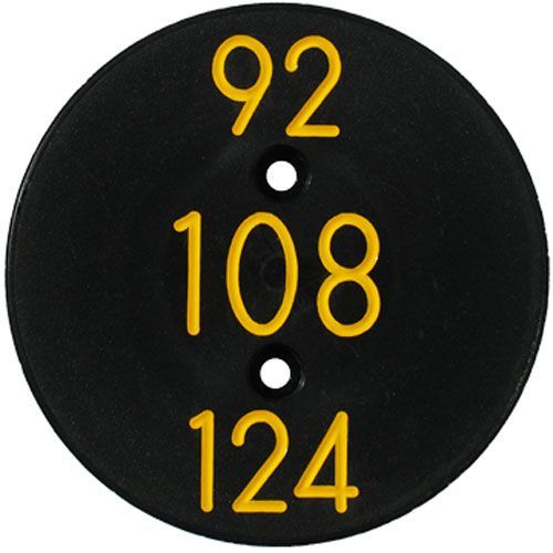 Toro 670  Sprinkler Head Yardage Marker (3 Set of Numbers)